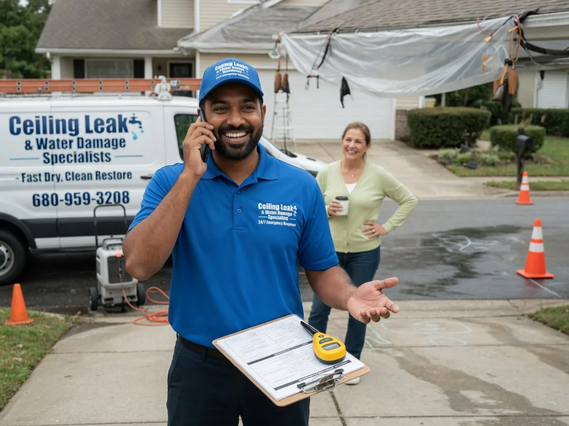 Ceiling Leak Cleanup Garden City, KS FAQs